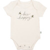 Graphic Bodysuit, Bee Happy - Onesies - 1 - thumbnail