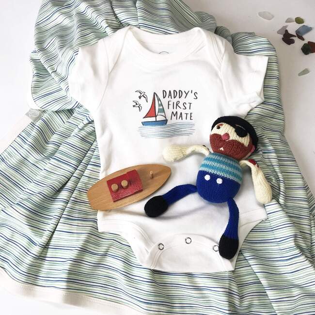 Graphic Bodysuit, Daddy's First Mate - Onesies - 3