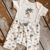 Graphic Bodysuit, Beach Vibes Palms - Onesies - 2 - thumbnail