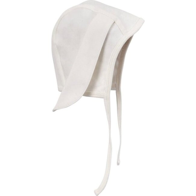 Bonnet Hat With Ears, Ivory