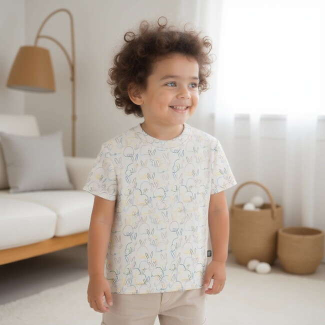 Boxy Toddler Tee, Bunnies