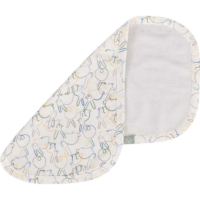 Burp Cloth, Bunnies - Burp Cloths - 3
