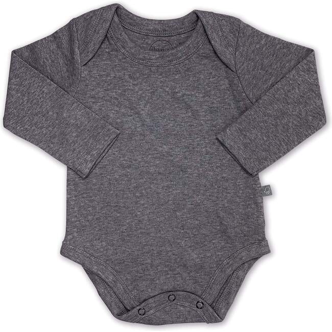 Basics Long Bodysuit, Charcoal