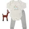 3-Piece Gift Set, Deer - Mixed Apparel Set - 1 - thumbnail