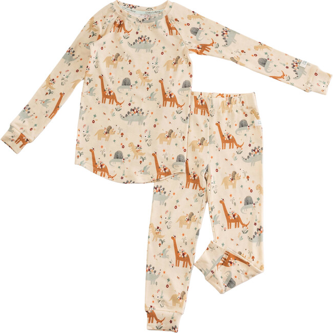 Long Sleeve Raglan Top & Bottom Pajama Set, Baby Dynamite - Pajamas - 1