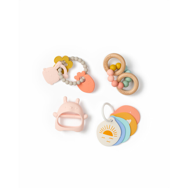 Food Grade Silicone Soothing Development Bundle, Bunny