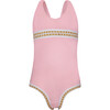 Pink Sands Mabel Rainbow Embroidered One Piece - One Pieces - 1 - thumbnail