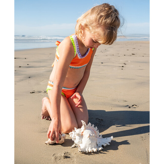 Mango Tango Sporty Rainbow Embroidere Bikini