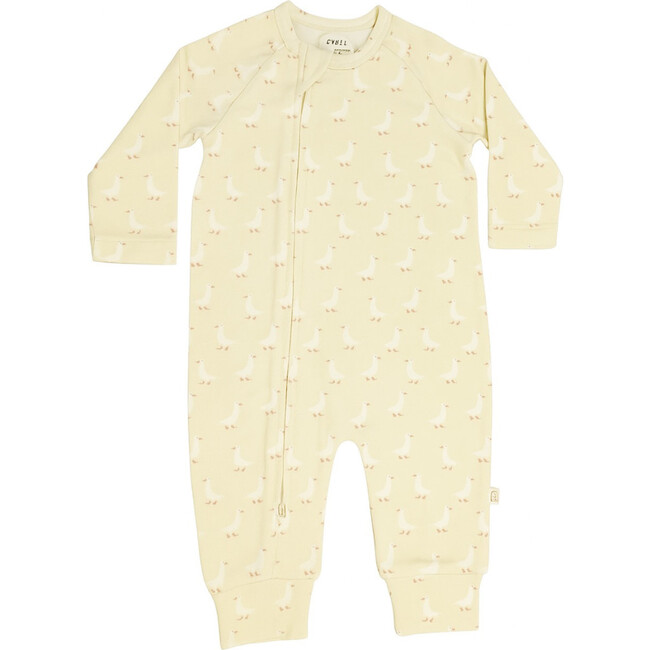 Organic Cotton + Modal Playsuit in Geese