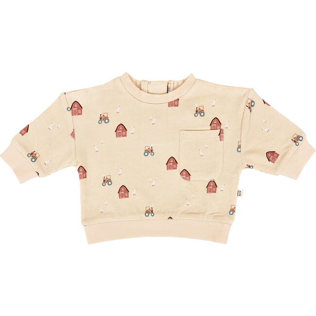 Fleece Sweatshirt in Farm