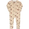 Modal Convertible Footie Pajamas in Farm - Footie Pajamas - 1 - thumbnail