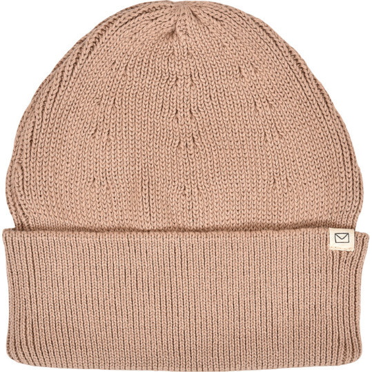 Knit Beanie in Taupe