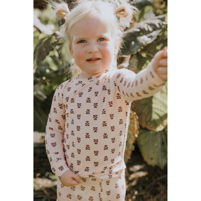 Modal Pajama Set in Wild Rose