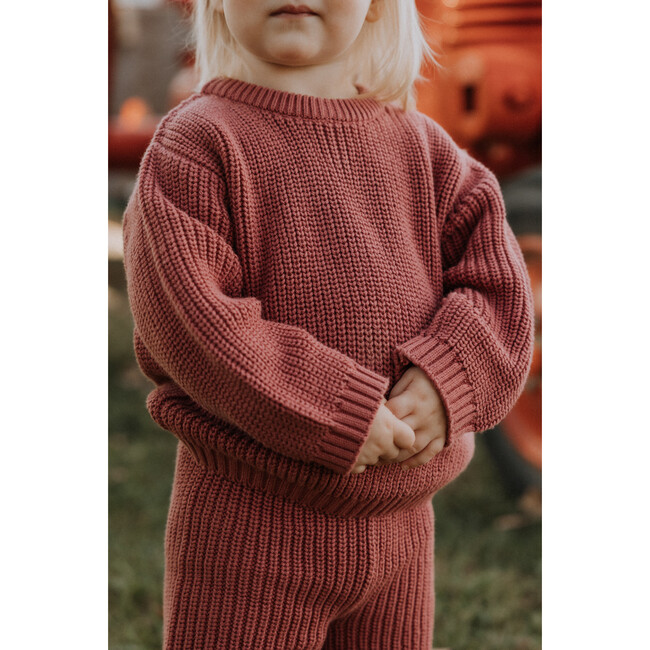 Nova Chunky Knit Set in Rosewood - Mixed Apparel Set - 3
