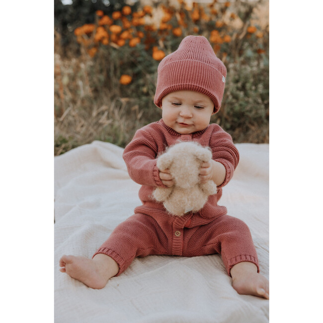Knit Beanie in Rosewood - Hats - 3