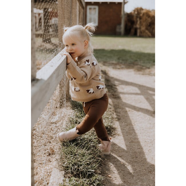 Organic Cotton Modal Legging in Cappuccino - Leggings - 3