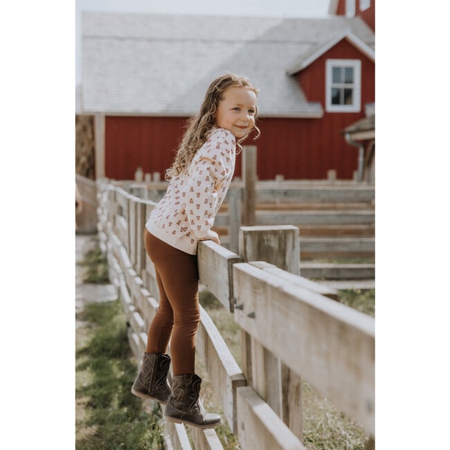 Organic Cotton Modal Legging in Cappuccino - Leggings - 4