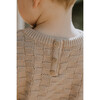 Leighton Basket Weave Sweater in Taupe - Sweaters - 4 - thumbnail