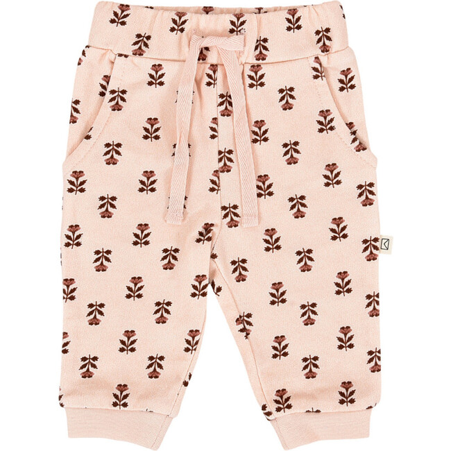 Fleece Joggers in Wild Rose