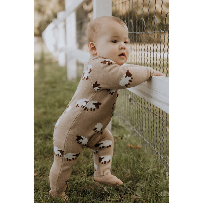 Baa Baa Sheep Jacquard Romper