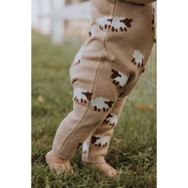 Baa Baa Sheep Jacquard Romper - Rompers - 3