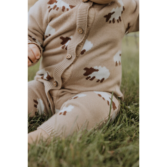 Baa Baa Sheep Jacquard Romper - Rompers - 4