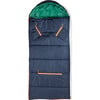 Sleep 'N' Pack Big Kids Sleeping Bag, Navy/Green - Sleepbags - 3 - thumbnail