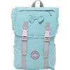 Sleep-N-Pack™ Little Kid Size Sleeping Bag Backpack,Bows & Ruffles Tanager Turquoise Corduroy - Sleepbags - 2 - thumbnail