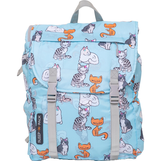 Sleep-N-Pack™ Big Kid Sleeping Bag Backpack, Sweet Cats