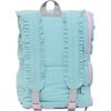 Sleep-N-Pack™ Little Kid Size Sleeping Bag Backpack,Bows & Ruffles Tanager Turquoise Corduroy - Sleepbags - 5 - thumbnail