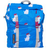 Sleep-N-Pack™ Big Kid Sleeping Bag Backpack, French Poodle Print in Brilliant Blue - Sleepbags - 2 - thumbnail