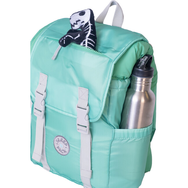 Sleep-N-Pack™ Little Kid Size Sleeping Bag Backpack ,Glow-In-The-Dark Collection: Glow Dino Bones - Sleepbags - 4