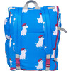 Sleep-N-Pack™ Big Kid Sleeping Bag Backpack, French Poodle Print in Brilliant Blue - Sleepbags - 3 - thumbnail