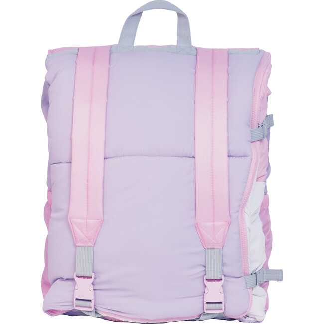 Sleep-N-Pack™ Big Kid Sleeping Bag Backpack, Color Block Pink/Lilac/Coconut - Sleepbags - 3
