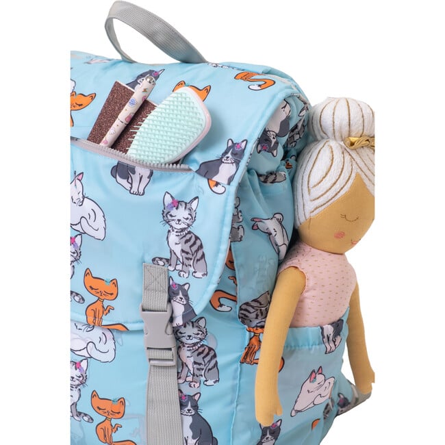 Sleep-N-Pack™ Big Kid Sleeping Bag Backpack, Sweet Cats - Sleepbags - 4