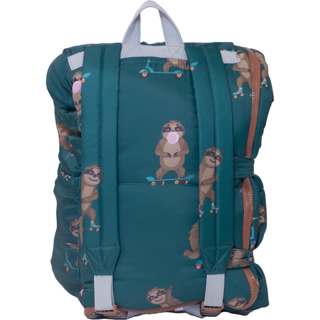 Sleep-N-Pack™ Little Kid Size Sleeping Bag Backpack , Pals in Print: Skating Sloths - Sleepbags - 4