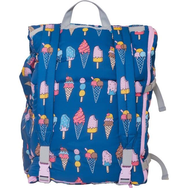Sleep-N-Pack™ Big Kid Size Sleeping Bag Backpack , Ice Cream Print - Sleepbags - 4