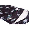 Sleep-N-Pack™ Big Kid Sleeping Bag Backpack ,Lounging Sloths in Black - Sleepbags - 6 - thumbnail