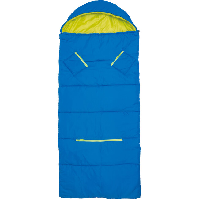 Sleep-N-Pack™ Big Kid Sleeping Bag Backpack, Brilliant Blue - Sleepbags - 4