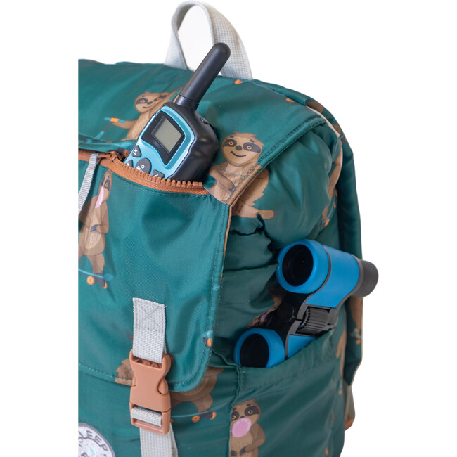 Sleep-N-Pack™ Little Kid Size Sleeping Bag Backpack , Pals in Print: Skating Sloths - Sleepbags - 5