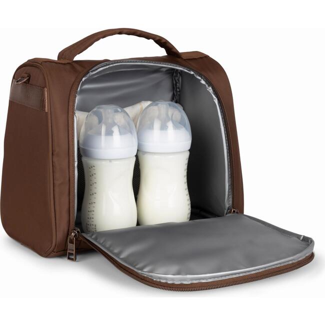 Insulated Bottle Bag, Espresso - Diaper Bags - 3