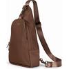 Crossbody Sling, Espresso - Diaper Bags - 2 - thumbnail
