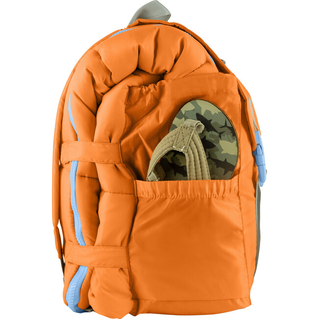 Little Kid's Sleep-N-Pack Sleepbag, Tangelo And Glow In The Dark Dinosaurs - Sleepbags - 5