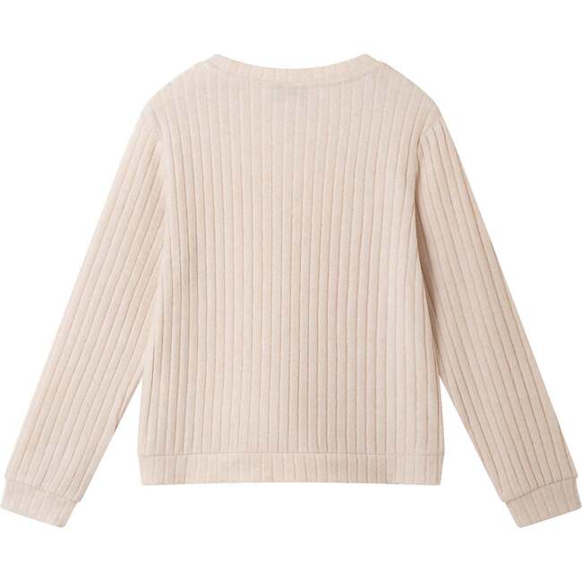 Big Kids Hacci Rib Lounge Set, Oatmeal - Mixed Apparel Set - 7