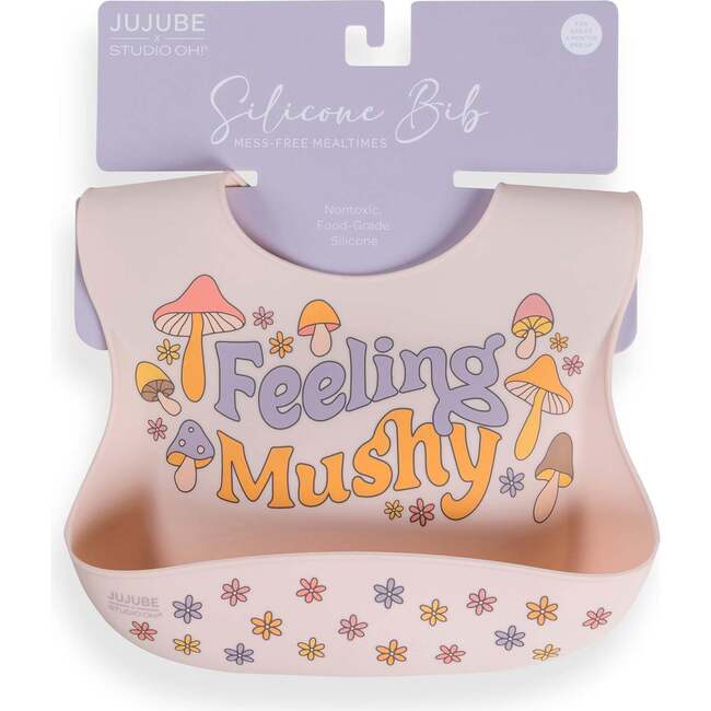 JuJuBe × Studio Oh! Silicone Bibs, Mushy Love