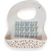 JuJuBe × Studio Oh! Silicone Bibs, Howdy Partner Blue - Bibs - 2 - thumbnail