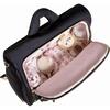 Satchel 14-Compartment Diaper Bag, Black - Diaper Bags - 4 - thumbnail