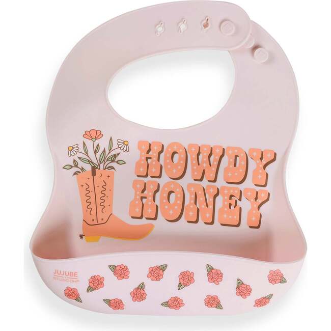 JuJuBe × Studio Oh! Silicone Bibs, Bloomin' Boot