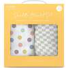 JuJuBe × Studio Oh! Printed Swaddle Blanket Sets, Happy Baby Vibes (Pack Of 2) - Swaddles - 1 - thumbnail