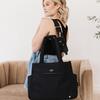 Utility-Strap Diaper Tote Bag, Black - Diaper Bags - 6 - thumbnail